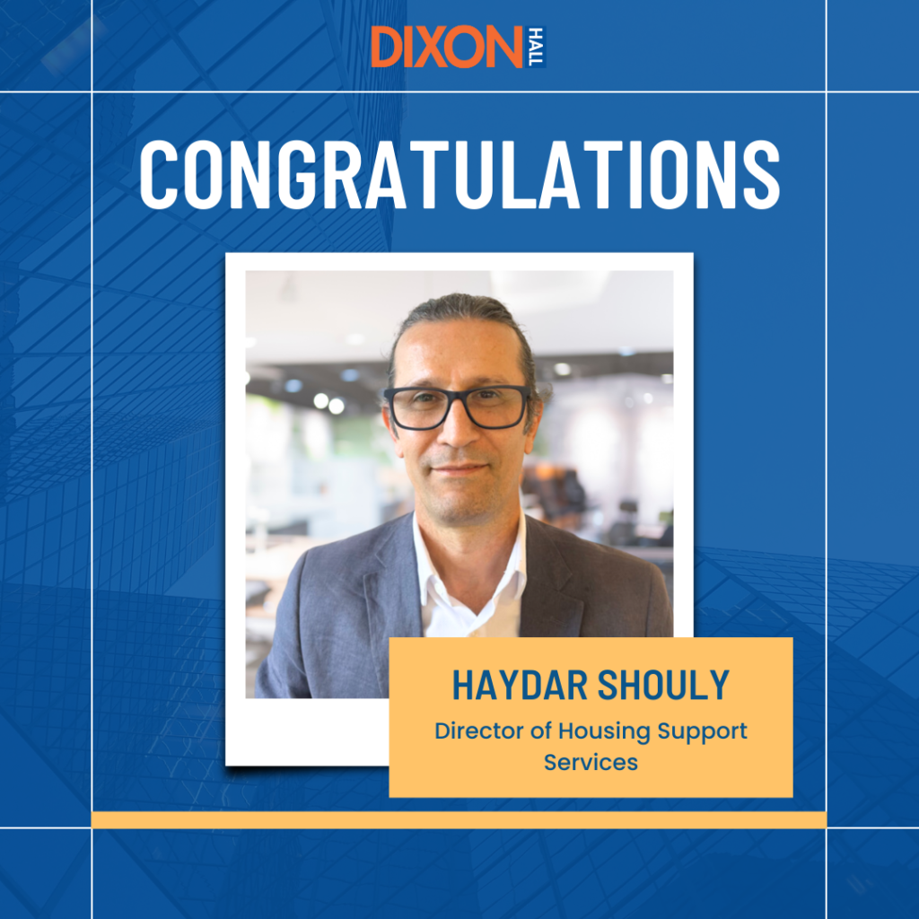 Dixon Hall Welcomes Haydar Shouly as New Director of Housing Services